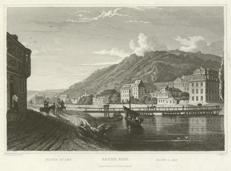 Baths Ems by William Tombleson