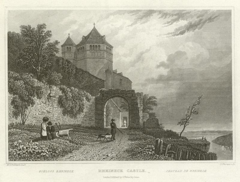 Rheineck Castle by William Tombleson