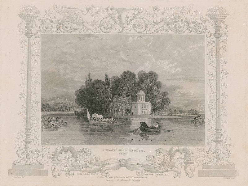 View Near Henley by William Tombleson