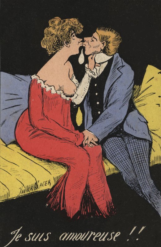 Kissing Couple by Xavier Sager