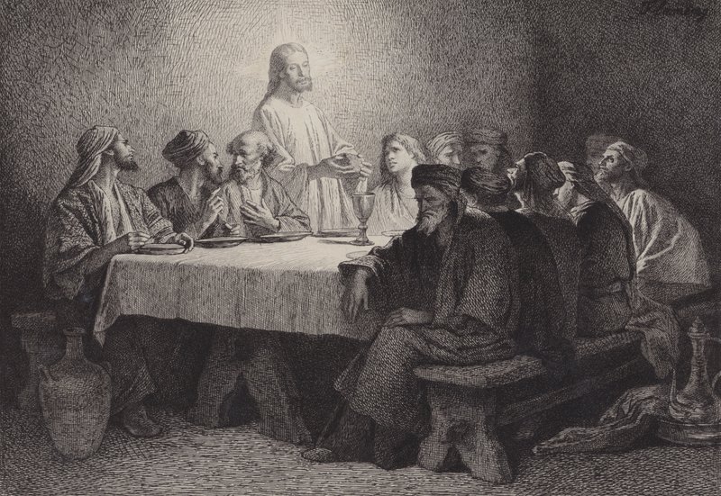 The Last Supper by after Albert Robida