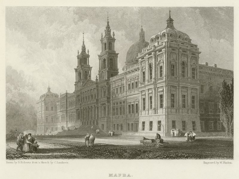 Mafra by after David Roberts