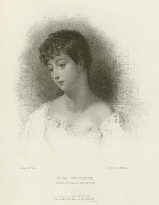 Miss Chaworth by after Frank Stone