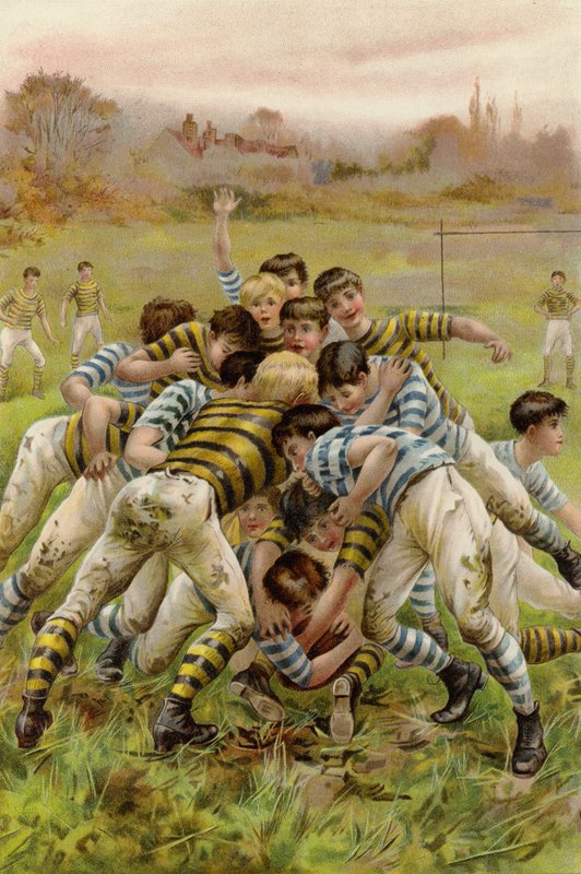 A Scrimmage by after Stanley Berkeley